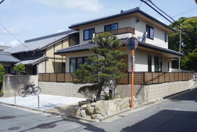 難しい傾斜地の外構もお任せください！